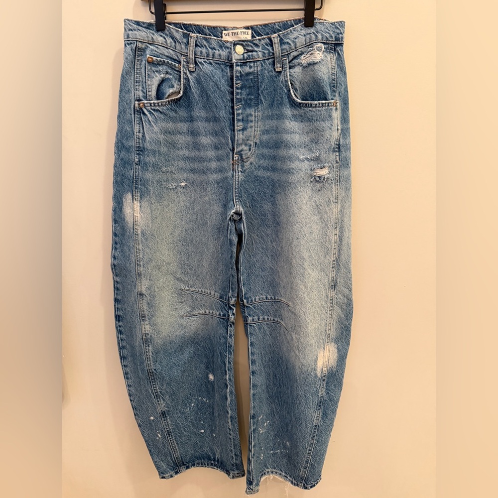 Free People Good Luck Barrel Jeans - Picture 5 of 12